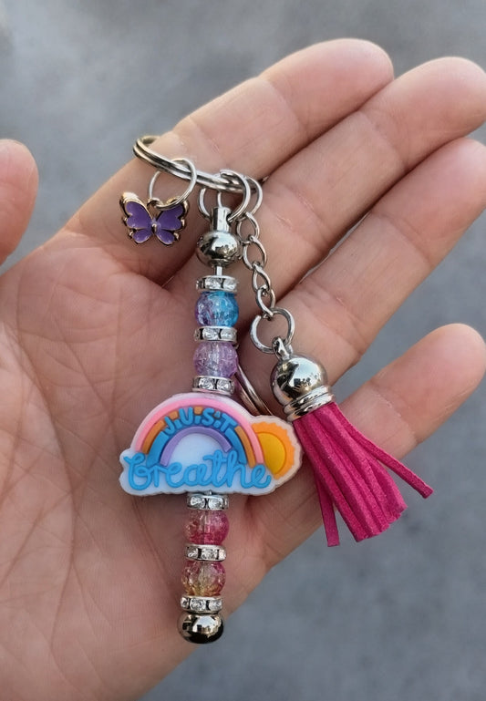 Just Breathe Keychain